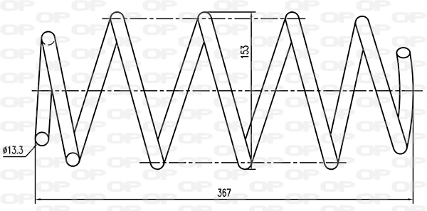 OPEN PARTS futómű rugó - CSR9042.00 - TothCarparts