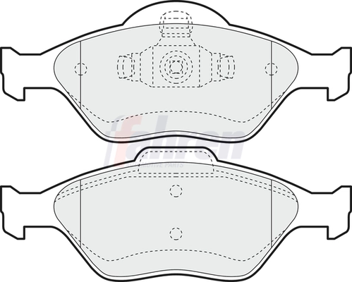 Fahren fékbetétkészlet, tárcsafék - FBP3048 - TothCarparts
