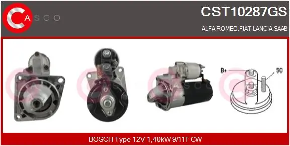 CASCO önindító - CST10287GS - TothCarparts
