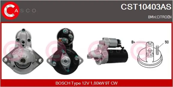 CASCO önindító - CST10403AS - TothCarparts