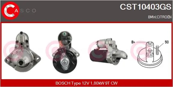 CASCO önindító - CST10403GS - TothCarparts