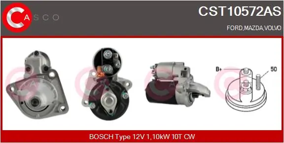 CASCO önindító - CST10572AS - TothCarparts
