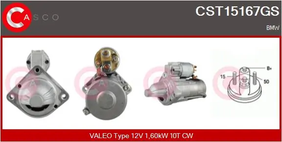CASCO önindító - CST15167GS - TothCarparts