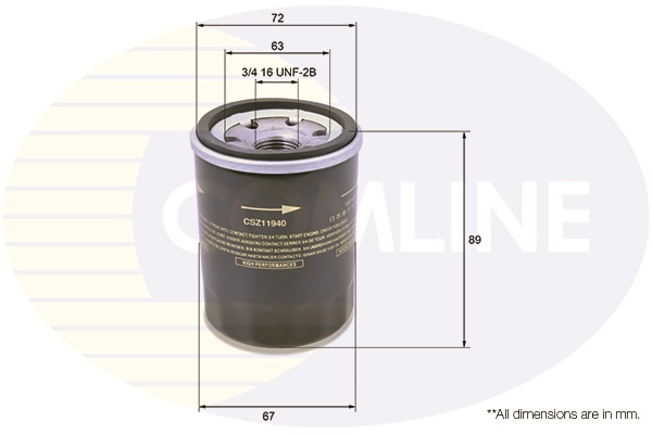 COMLINE olajszűrő - CSZ11940 - TothCarparts
