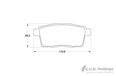 Safeline fékbetétkészlet, tárcsafék - D3969 - TothCarparts