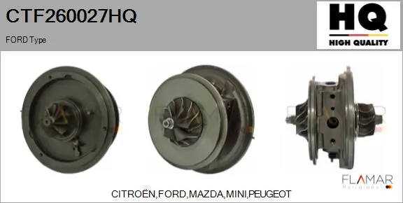FLAMAR Törzscsoport, turbótöltő - CTF260027HQ - TothCarparts