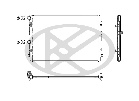 KOYORAD hűtő, motorhűtés - PL863778 - TothCarparts