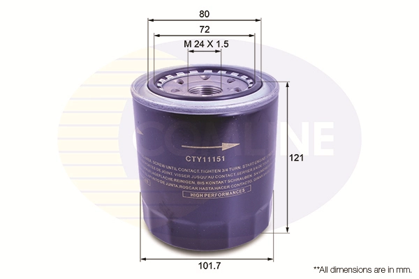 COMLINE olajszűrő - CTY11151 - TothCarparts