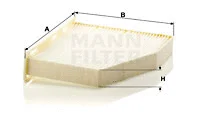 MANN-FILTER szűrő, utastér levegő - CU 2939 - TothCarparts