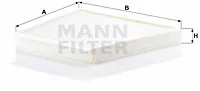MANN-FILTER szűrő, utastér levegő - CU 3172/1 - TothCarparts