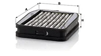 MANN-FILTER szűrő, utastér levegő - CUK 18 000-2 - TothCarparts