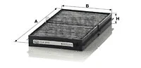MANN-FILTER szűrő, utastér levegő - CUK 2033-2 - TothCarparts