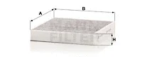MANN-FILTER szűrő, utastér levegő - CUK 2440 - TothCarparts