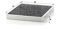 MANN-FILTER szűrő, utastér levegő - CUK 2757 - TothCarparts