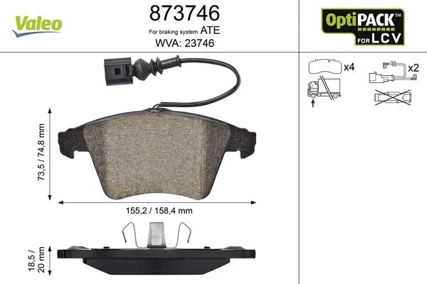 MEC-DIESEL fékbetétkészlet, tárcsafék - 576205VL - TothCarparts
