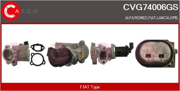 CASCO AGR-szelep - CVG74006GS - TothCarparts