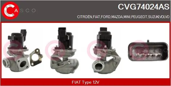CASCO AGR-szelep - CVG74024AS - TothCarparts