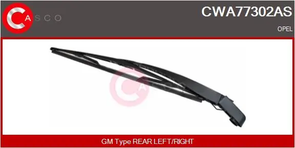 CASCO törlőkar, ablaktörlő - CWA77302AS - TothCarparts