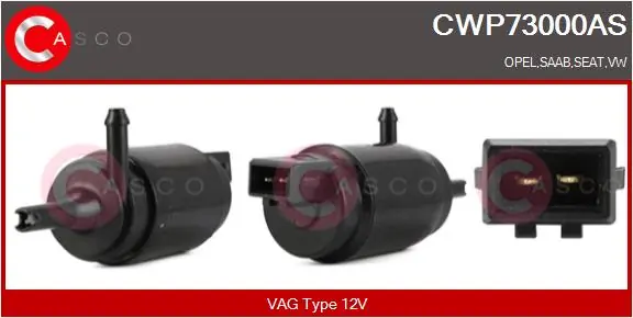 CASCO mosóvízszivattyú, szélvédőmosó - CWP73000AS - TothCarparts