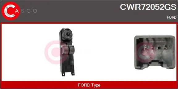 CASCO kapcsoló, ablakemelő - CWR72052GS - TothCarparts