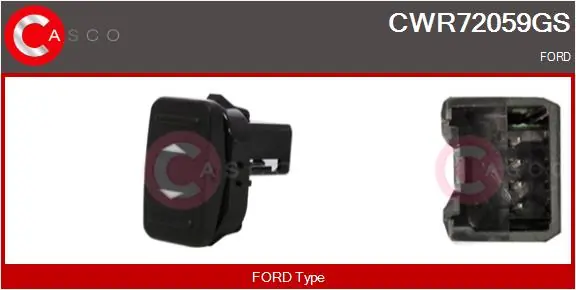 CASCO kapcsoló, ablakemelő - CWR72059GS - TothCarparts