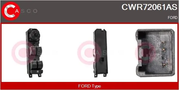 CASCO kapcsoló, ablakemelő - CWR72061AS - TothCarparts