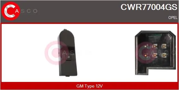 CASCO kapcsoló, ablakemelő - CWR77004GS - TothCarparts