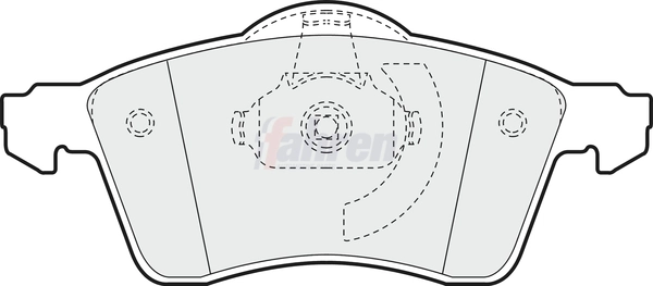 Fahren fékbetétkészlet, tárcsafék - FBP3163 - TothCarparts