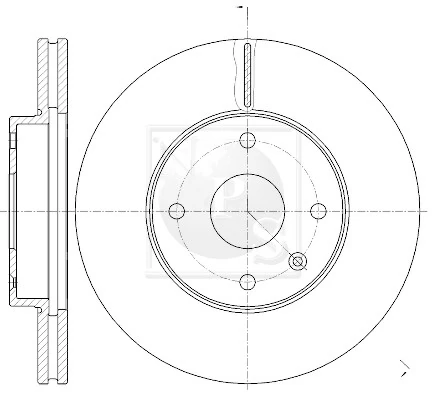 NPS féktárcsa - D330O10 - TothCarparts