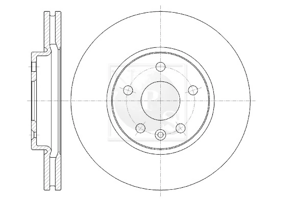 NPS féktárcsa - D330O12 - TothCarparts