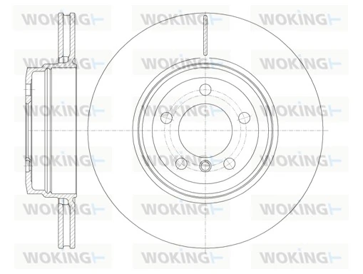 WOKING féktárcsa - D61141.10 - TothCarparts