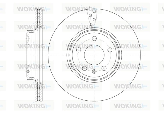 WOKING féktárcsa - D61292.10 - TothCarparts