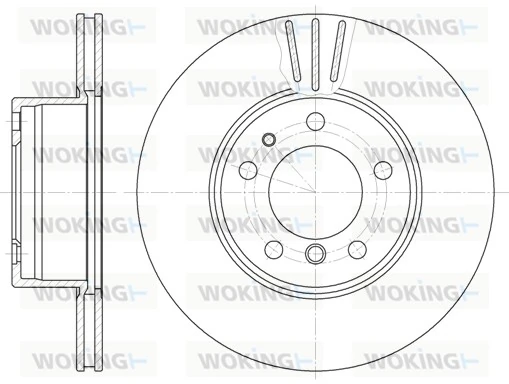 WOKING féktárcsa - D6348.10 - TothCarparts