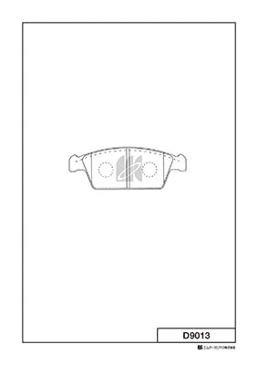 MK Kashiyama fékbetétkészlet, tárcsafék - D9013 - TothCarparts