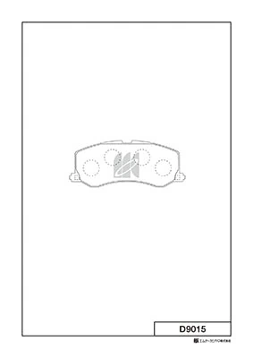 MK Kashiyama fékbetétkészlet, tárcsafék - D9015 - TothCarparts