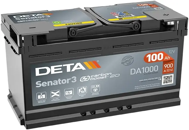 DETA Indító akkumulátor - DA1000 - TothCarparts