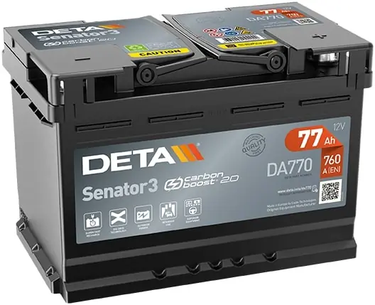 DETA Indító akkumulátor - DA770 - TothCarparts