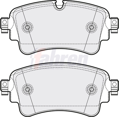 Fahren fékbetétkészlet, tárcsafék - FBP3776 - TothCarparts