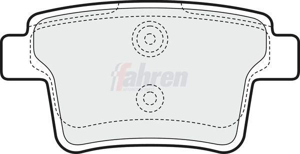 Fahren fékbetétkészlet, tárcsafék - FBP3084 - TothCarparts