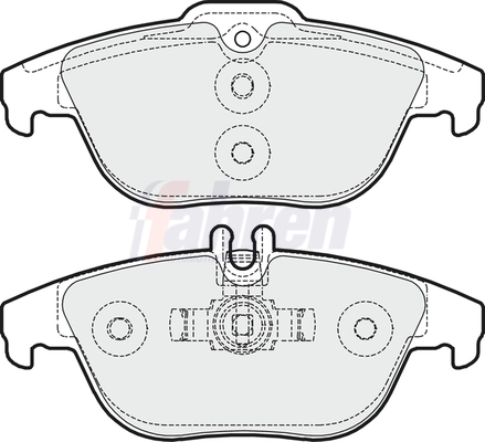 Fahren fékbetétkészlet, tárcsafék - FBP3236 - TothCarparts