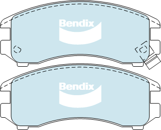 Bendix fékbetétkészlet, tárcsafék - DB1117 SRT - TothCarparts