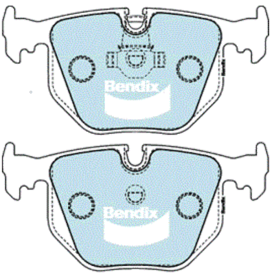 Bendix fékbetétkészlet, tárcsafék - DB1397 EURO+ - TothCarparts