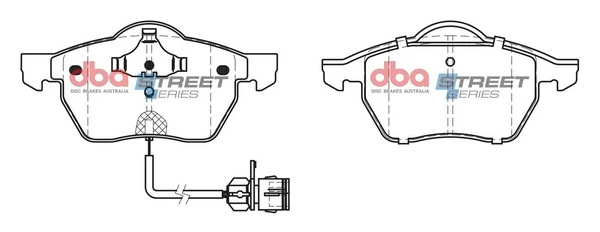 DBA Australia fékbetétkészlet, tárcsafék - DB1404SS - TothCarparts