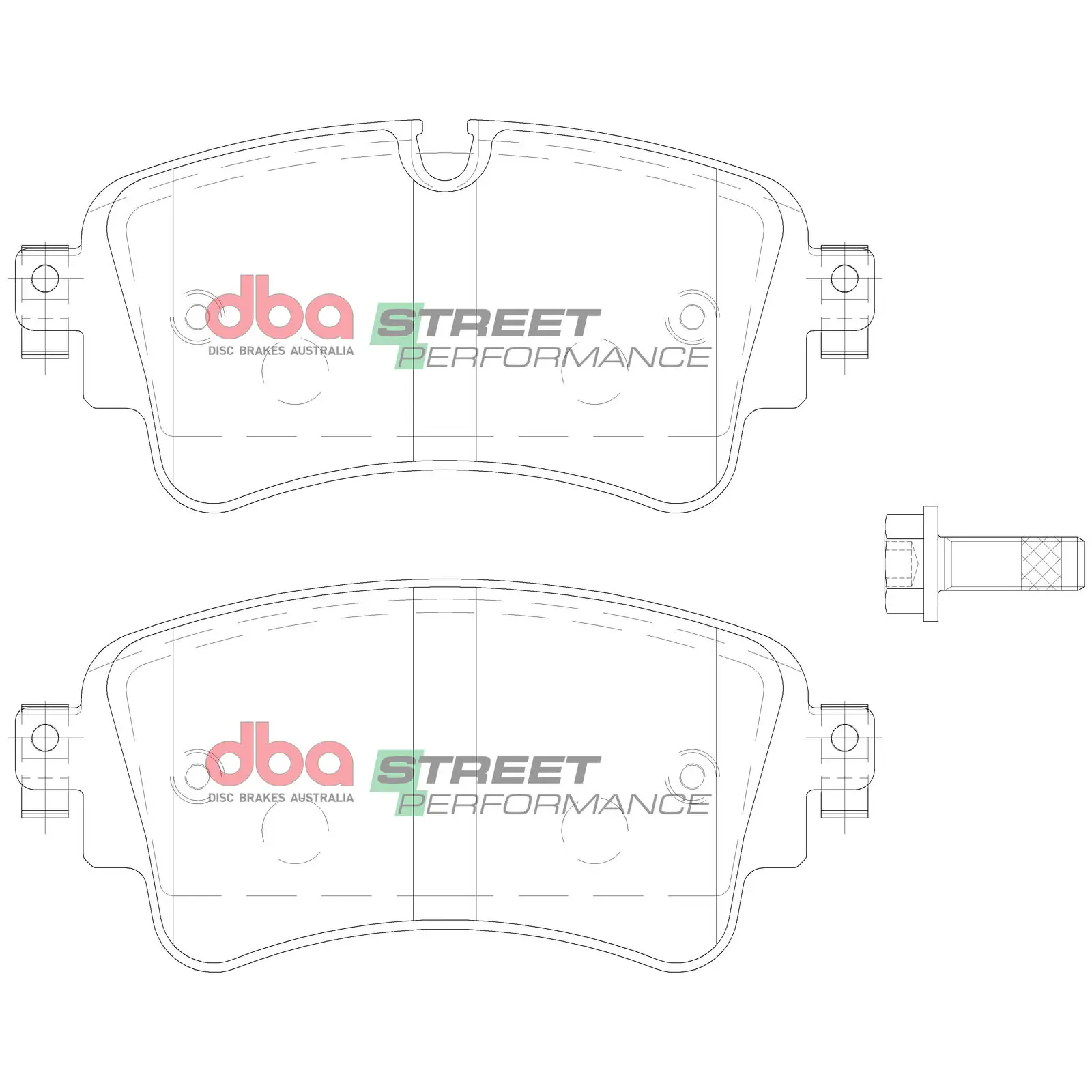 DBA Australia fékbetétkészlet, tárcsafék - DB15032SS - TothCarparts