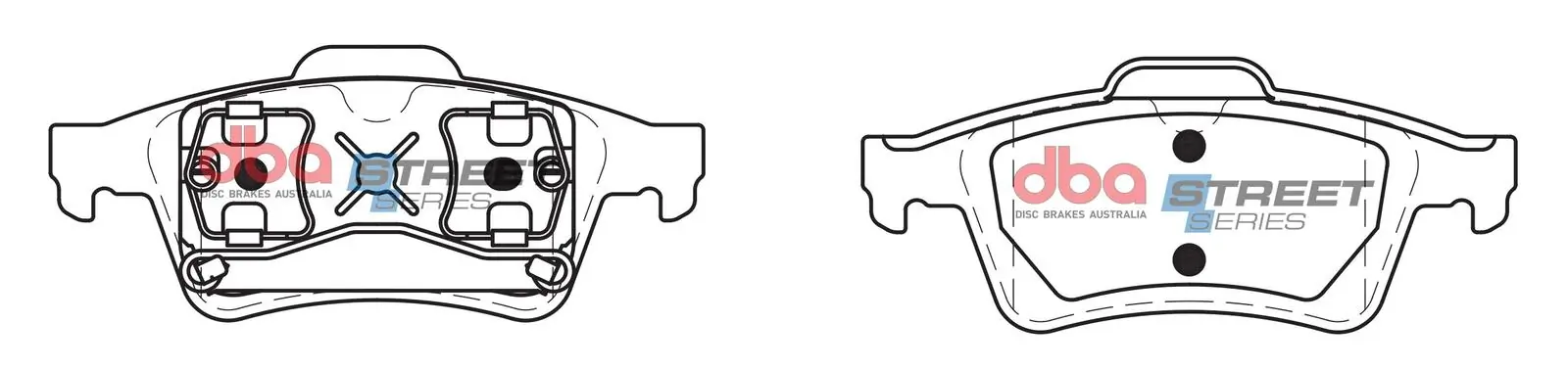 DBA Australia fékbetétkészlet, tárcsafék - DB1665SS - TothCarparts