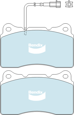 Bendix fékbetétkészlet, tárcsafék - DB2067 GCT - TothCarparts