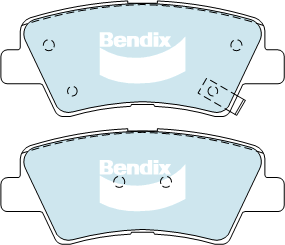 Bendix fékbetétkészlet, tárcsafék - DB2088 GCT - TothCarparts