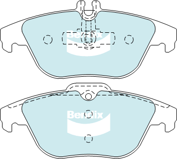 Bendix fékbetétkészlet, tárcsafék - DB2182 EURO+ - TothCarparts