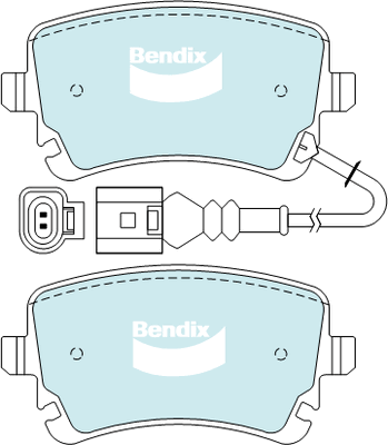 Bendix fékbetétkészlet, tárcsafék - DB2192 EURO+ - TothCarparts