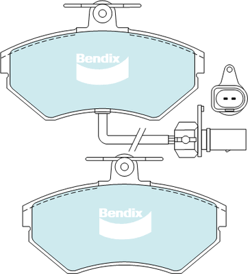 Bendix fékbetétkészlet, tárcsafék - DB2193 EURO+ - TothCarparts